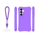 Puzdro Safepop s popruhom pre Samsung Galaxy S26 fialové