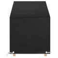 vidaXL Kryt na lehátko 12 očiek 205x75x40/70 cm polyetylén