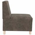 vidaXL Bezrúčková modulárna sofa jednotka 3 ks Tmavo šedá