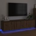 vidaXL TV skrinka 180 x 38 x 49 cm Remeselný dub Kompozitné drevo