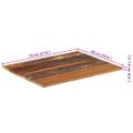 vidaXL Obdĺžniková stolová doska 60x70 cm, 15-16 mm, recyklovaný masív