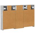 vidaXL Set kabinetov do kúpeľne 3 ks 80 x 10,5 x 50 cm