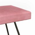vidaXL lavička Ružová 110 x 40 x 45 cm Zamat