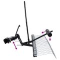 vidaXL Vertikutátor na kosačku s pojazdom 109 cm