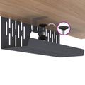 vidaXL Úložný box na káble pod stôl 2 ks Antracitová 35 x 12 x 13 cm