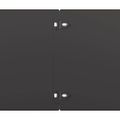 vidaXL Obrubník trávnika 30 ks 20 x 103 cm Čierna