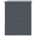 vidaXL Búda pre psa so strechou antracitová 165x153x181 cm pozin. oceľ