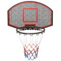 vidaXL Basketbalová doska čierna 71x45x2 cm polyetén