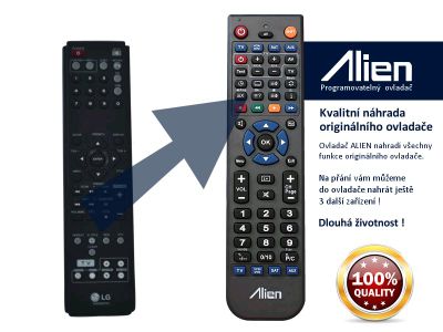 Diaľkový ovládač ALIEN LG AKB36087607