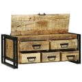 vidaXL Konferenčný stolík Hnedá 90 x 50 x 38 cm Masívne mango drevo