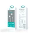 Drôtové slúchadlá Devia Kintone A3 jack 3,5 mm biele