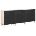 vidaXL Servírovacia skriňa 3 ks 60 x 33,5 x 75 cm Masívne mango drevo