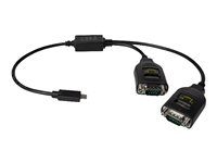 Sériový adaptér - USB-C - RS-232 x 2