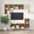 vidaXL Zostava TV skriniek 37 x 37 x 107 cm Remeselný dub