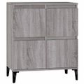 vidaXL Komoda sivý dub sonoma 60x35x70 cm spracované drevo