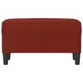 vidaXL Lavička vínovo-červená 70x35x41 cm umelá koža