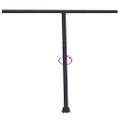 vidaXL Súprava markízových stĺpikov antracitová 300x245 cm železo