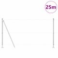 vidaXL Hexagonálne oplotenie s betónovým podstavcom 25 x 1,2 m