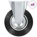 vidaXL Otočné kolieska 8 ks 200 mm