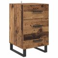 vidaXL Nočný stolík Staré drevo 40 x 40 x 66 cm Kompozitné drevo