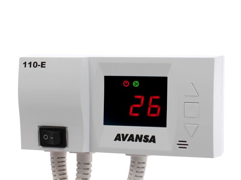 Termostat AVANSA 110 E priľahlý