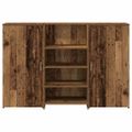 vidaXL Recepčný stôl staré drevo 155x50x103,5 cm kompozitné drevo