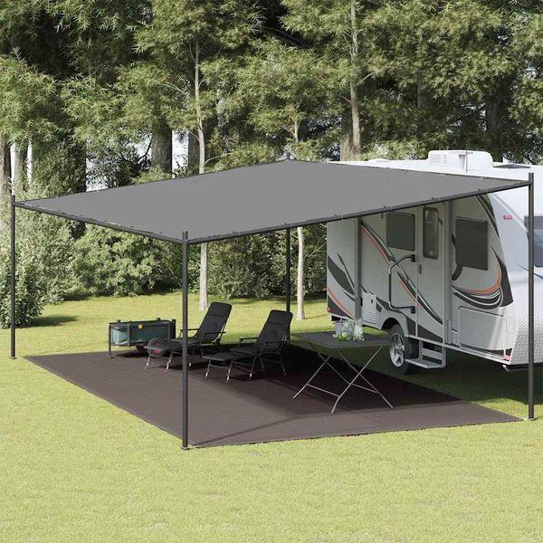 vidaXL Koberec do stanu 400x800 cm antracitový HDPE