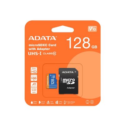 ADATA Micro SDXC 128GB UHS-I U1, Class 10, Adaptér