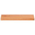 vidaXL Parapety 2 ks Lak 80 x 25 x 2 cm Masívne bukové drevo