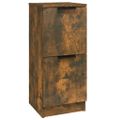 vidaXL Komoda dymový dub 30x30x70 cm spracované drevo