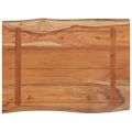 vidaXL Stolová doska 50x40x2,5 cm obdĺžnik masívna akácia živá hrana