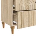 vidaXL Nočný stolík Dub sonoma 62 x 34,5 x 48 cm Kompozitné drevo
