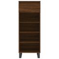 vidaXL Botník hnedý dub 40x36x105 cm spracované drevo