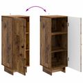 vidaXL Servírovacia skriňa Staré drevo 33 x 34,5 x 90 cm