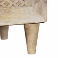 vidaXL Servírovacia skriňa Bielená biela 80 x 33 x 75 cm