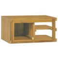 vidaXL Nástenná kúpeľňová skrinka 60x45x30 cm masívne tíkové drevo