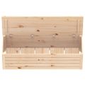 vidaXL Úložný box 109x36,5x33 cm masívna borovica