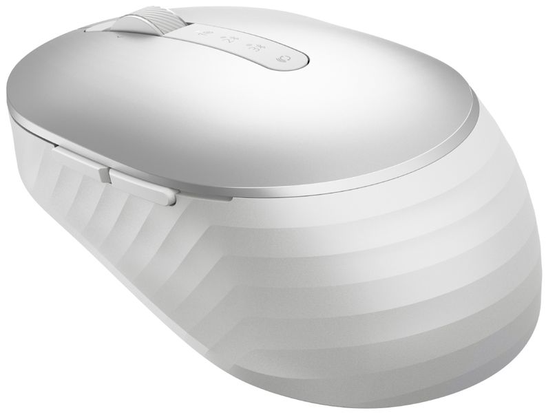 DELL myš MS7421W/ optická/ bezdrôtová/ nabíjacia/ platinum silver Myš, bezdrôtová, optická, 4000dpi, 7 tlačidiel, Bluetooth, USB, strieborná