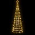 vidaXL LED vianočný stromček s hrotmi 570 LED teplá biela 300 cm