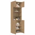 vidaXL Úložný kabinet so policami Dub artisan 70 x 42,5 x 225 cm