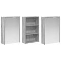 vidaXL Set kabinetov do kúpeľne 3 ks 126 x 16 x 62.5 cm