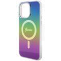 Guess case for iPhone 15 Pro 6,1" GUHMP15LHITSK black HC IML Magsafe Iridescent