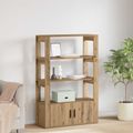 vidaXL Servírovacia skriňa dub artisan 30 x 80 x 119.5 cm