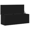 vidaXL Úložný box čierny 102x35x35 cm kompozitné drevo