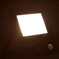 vidaXL LED reflektor so senzorom 50 W teplé biele svetlo