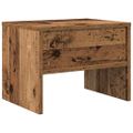 vidaXL Nočný stolík Staré drevo 40 x 40 x 30 cm Kompozitné drevo