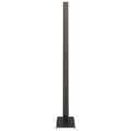 vidaXL Kovový vianočný stromček Čierna 125,5 cm Oceľ