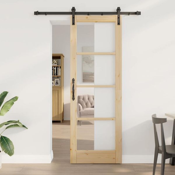 vidaXL Posuvné dvere ORKDAL Prírodná 73,5 x 211 cm