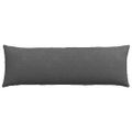 vidaXL Vankúše na pohovku 2 pcs Tmavo šedá 120 x 40 cm