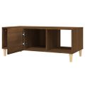 vidaXL Konferenčný stolík hnedý dub 102x50x40 cm kompozitné drevo